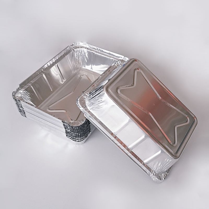 1100ml Disposable Food Grade Aluminum Foil Oven Tray