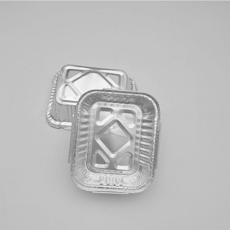 250ml Mini Rectangular Aluminum Foil Container Cake Mold