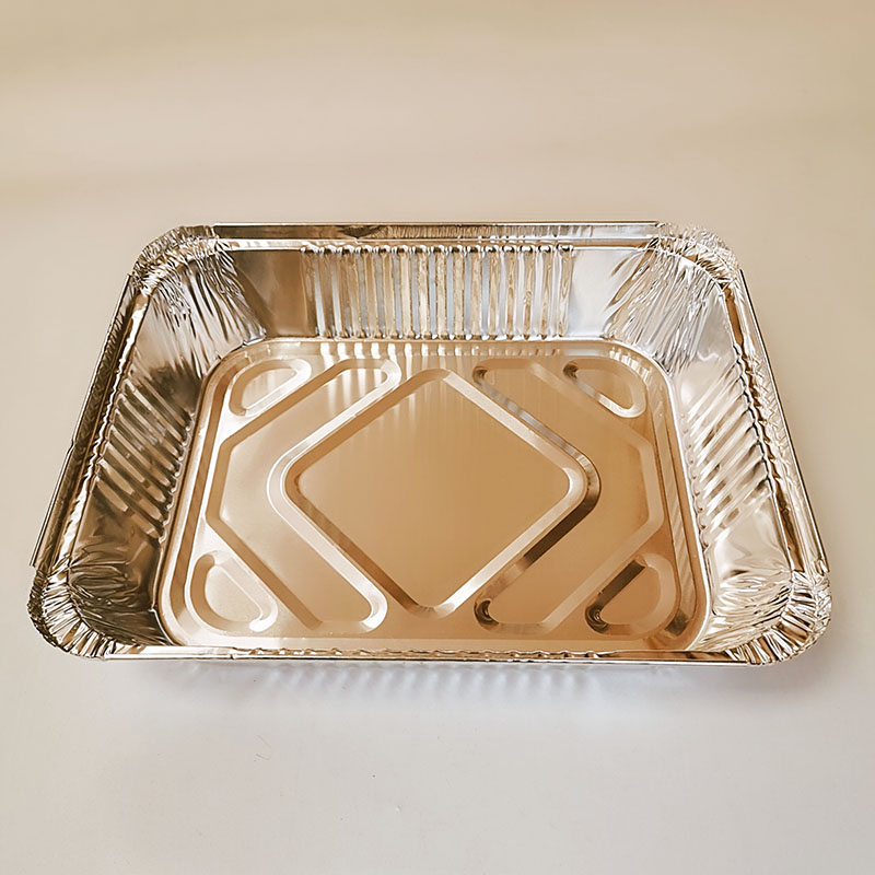 3500ml Disposable Tin Foil Pans Freezer Tray