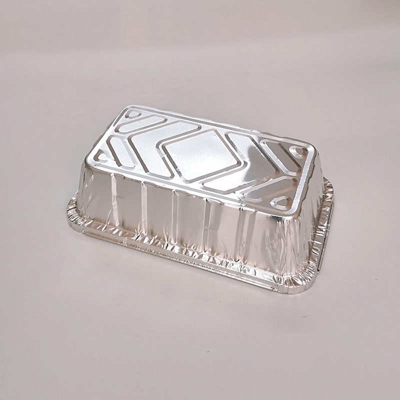 2000ml Rectangular Aluminum Foil Disposable Metal Tableware