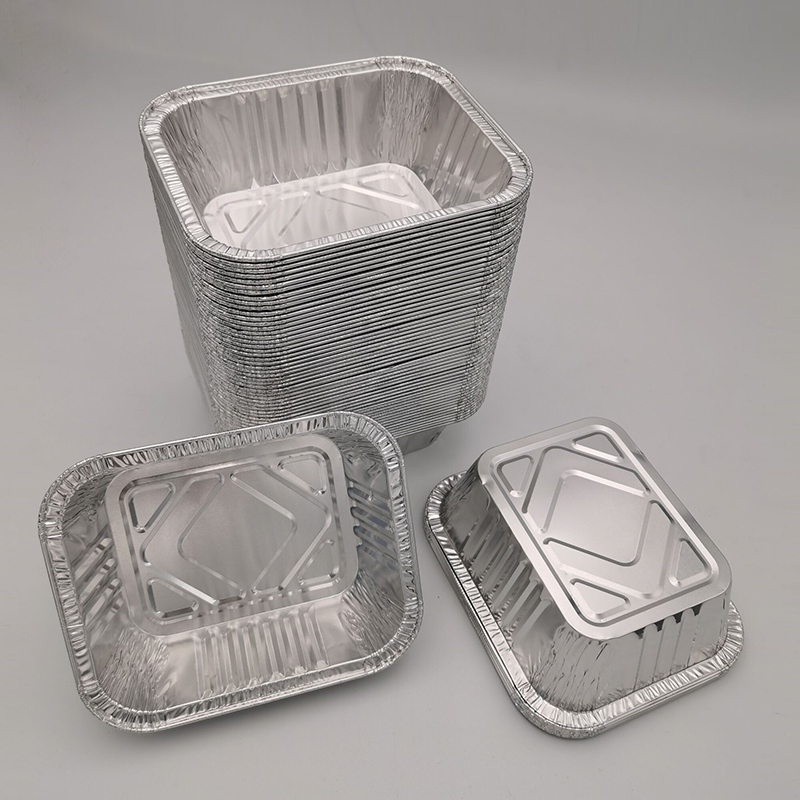 450ml Disposable Aluminum Foil Cooking takeaway baking containers