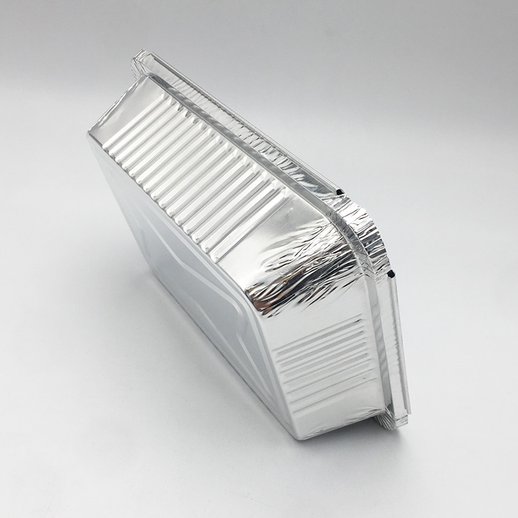 1000ml Rectangular Aluminium Foil Pan Takeaway Food Box