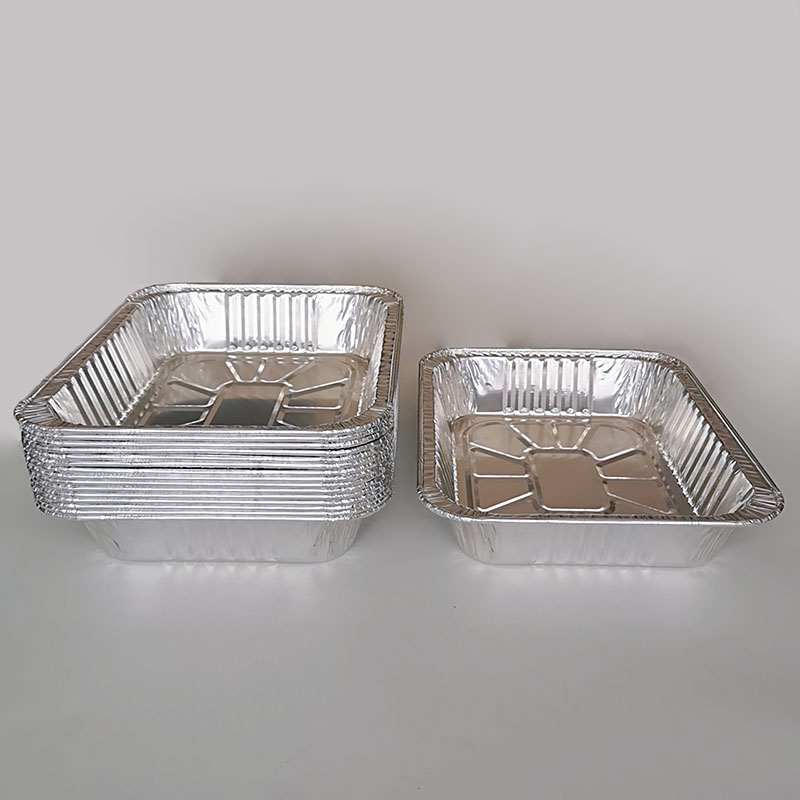 3200ml Jumbo Rectangular Foil Roasting Tray with Lids