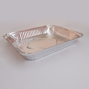 Medium rectangular aluminum foil barbecue baking oven tray