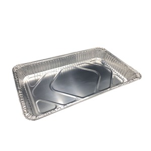 6500ml Extra large rectangular foil baking oven tray with lid